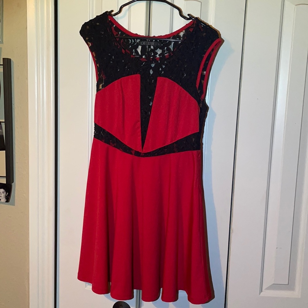 Red & Lace HOT RED Dress 🔥